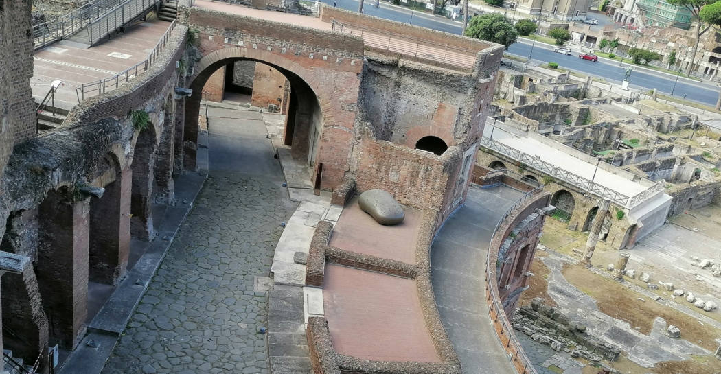 Uno scorcio della via Biberatica 