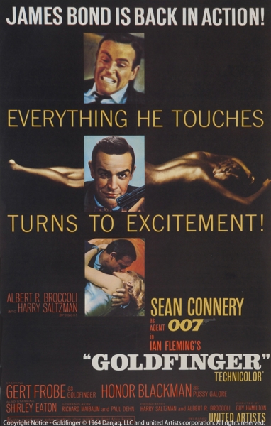 007 Missione Goldfinger (locandina)