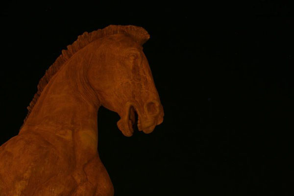 Gustavo Aceves, Installation view of Lapidarium - Mario Basilio