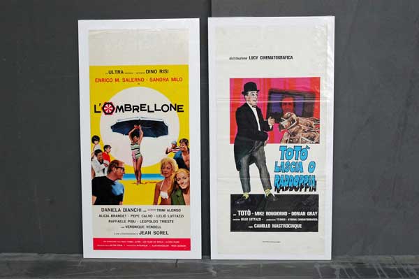 22. Manifesti originali di film interpretati o musicati da Luttazzi