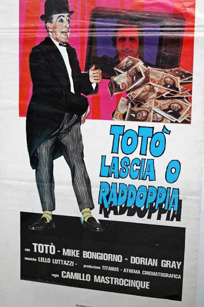 24. Manifesti originali di film interpretati o musicati da Luttazzi