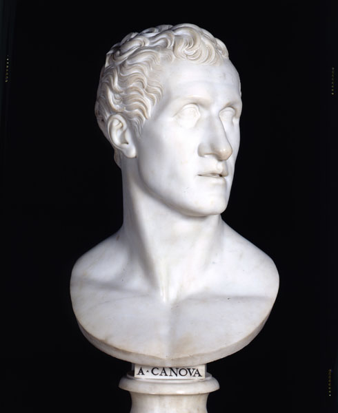 Antonio Canova, copia dell’autoritratto eseguita da Cincinnato Baruzzi - Musei Capitolini, Protomoteca Capitolina, Roma