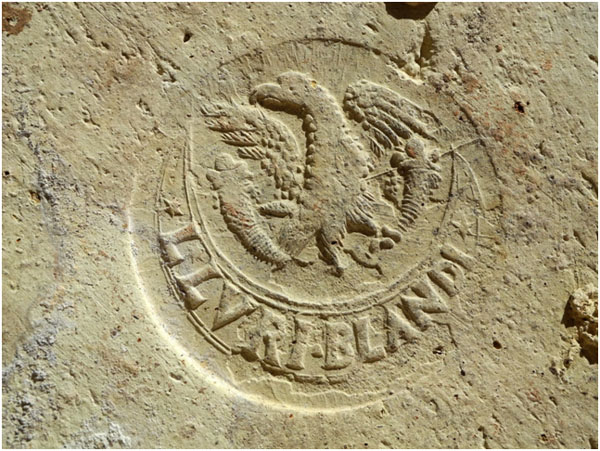 Bollo laterizio dell’officinatore L. Lurius Blandus - Antiquarium Comunale di Roma