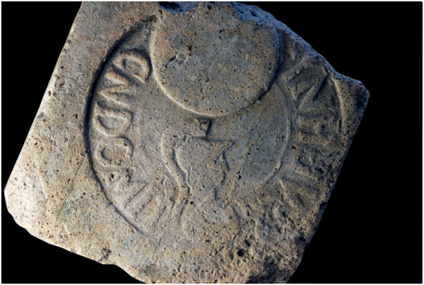 Bollo laterizio dell’officinatore Domitius Daphnus - Antiquarium Comunale di Roma
