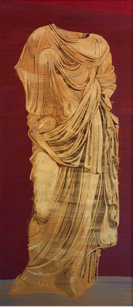 Umberto Passeretti: Icona di Bellezza - Acrilico su tavola 85 x 185 