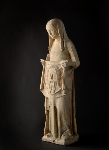 Statua di Santa Veronica, 1350 ca (© Musée des Beaux-Arts de Dijon, foto François Jay) Statua di Santa Veronica, 1350 ca (© Musée des Beaux-Arts de Dijon, foto François Jay)