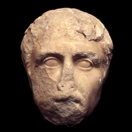Frammento di statua maschile (testa)